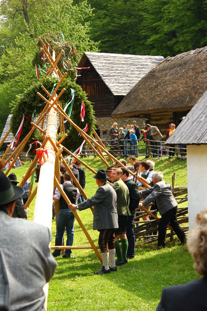 Maibaumaufstellen 2014